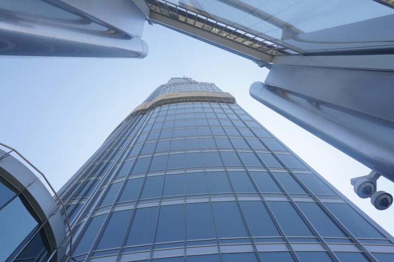 worm's eye view of high-rise building