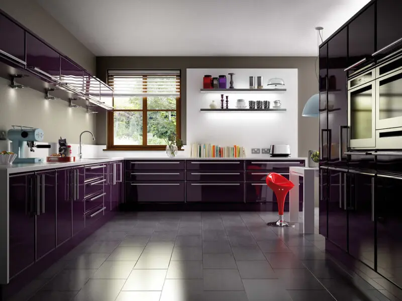 Apex Aubergine Kitchen
