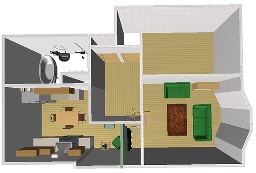 New Kitchen & Bathroom Layout