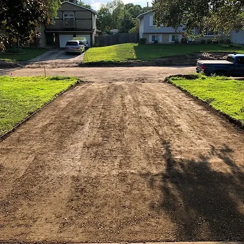 That answers the question of where we are with the driveway contractor on starting the project.