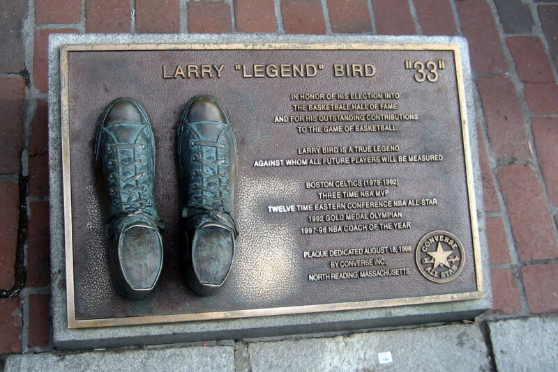 Boston - Faneuil Hall - Larry Bird plaque