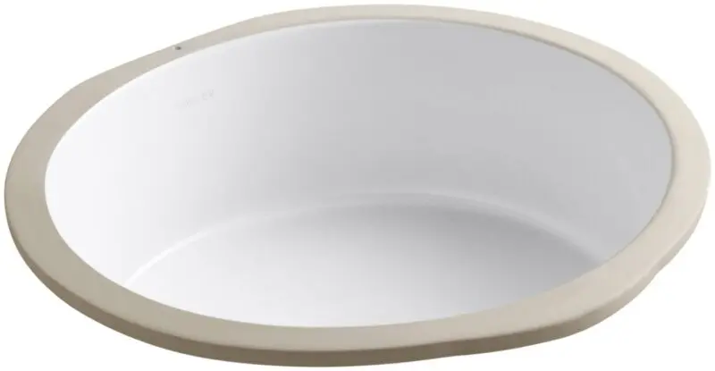 The Perfect Sink Choice for a Compact Powder Room: KOHLER K-2883-0 Verticyl Undercounter Bathroom Sink