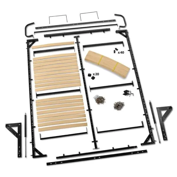 Queen Size I Semble Vertical Mount Hardware Mattress: A Space-Saving Solution for Small Apartments