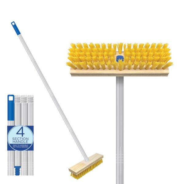 How To Clean Composite Decking With The Products Scrubber: Durable Bristles For Effective Cleaning