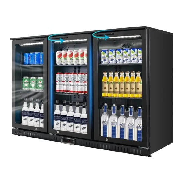 Bluelinecool Counter Beverage Refrigerator: Stylish Wine Cellar Lighting Ideas