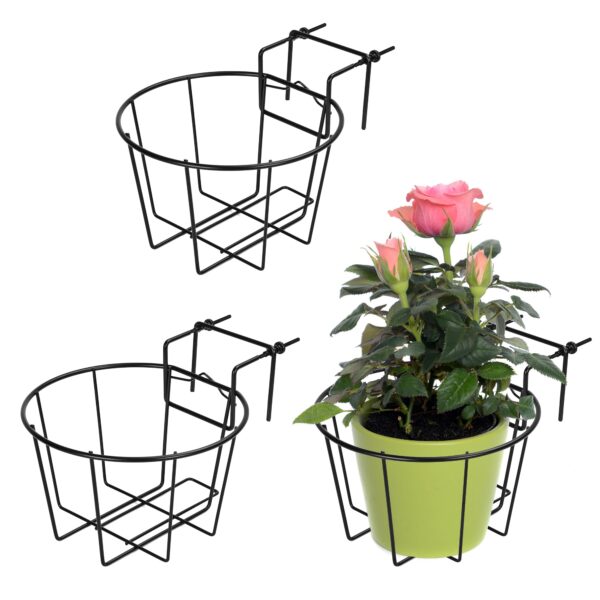 Flower Boxes on Railings: Discover the Benefits of TQVAI Hanging Railing Adjustable Planters