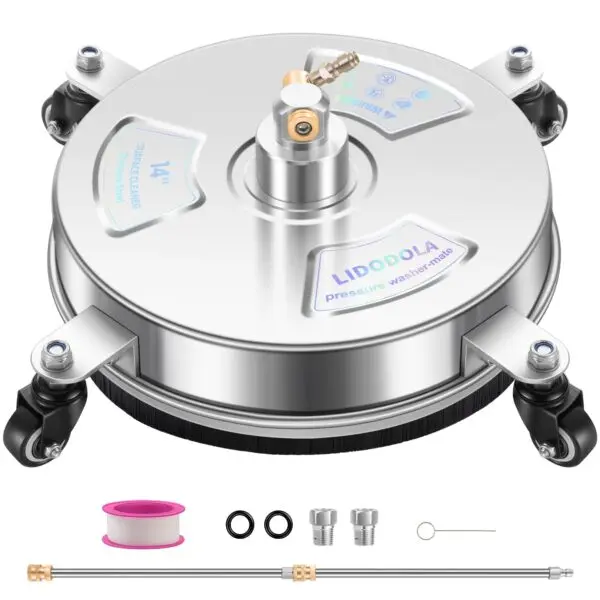 Revolutionize Deck Cleaning with the Pressure Washer Surface Cleaner Wheels