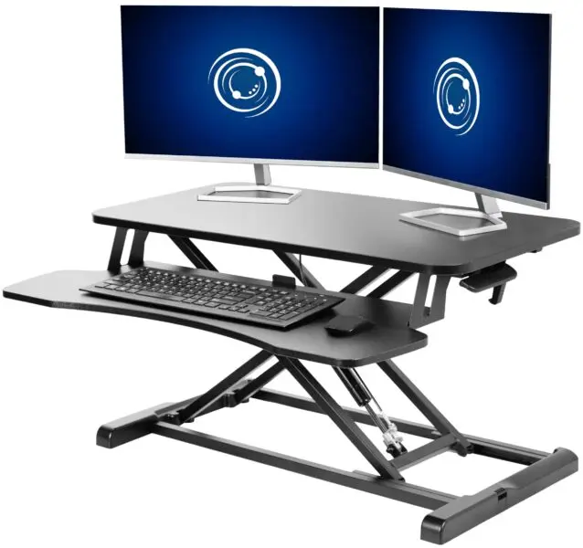Maximize Productivity with the VIVO Adjustable Converter Workstation Desk
