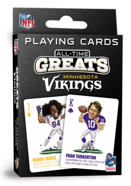 MasterPieces Minnesota Vikings Playing Cards: A Tribute to Kirk Cousins and NFL Legends