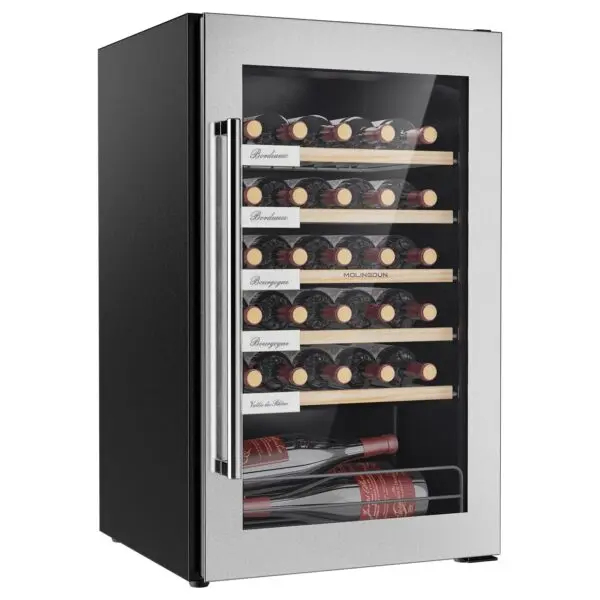 MOLINGDUN Freestanding Intelligent Compressor Wine Cooler: A Wine Cellar Essential