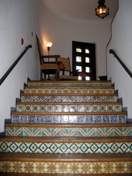 Lake Wales - Bok Tower Gardens - Pinewood Estate - Staircase Tiles