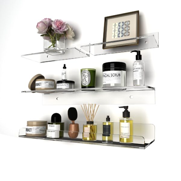 Acrylic Floating Shelves: The Renter-Friendly Solution for Stylish Storage