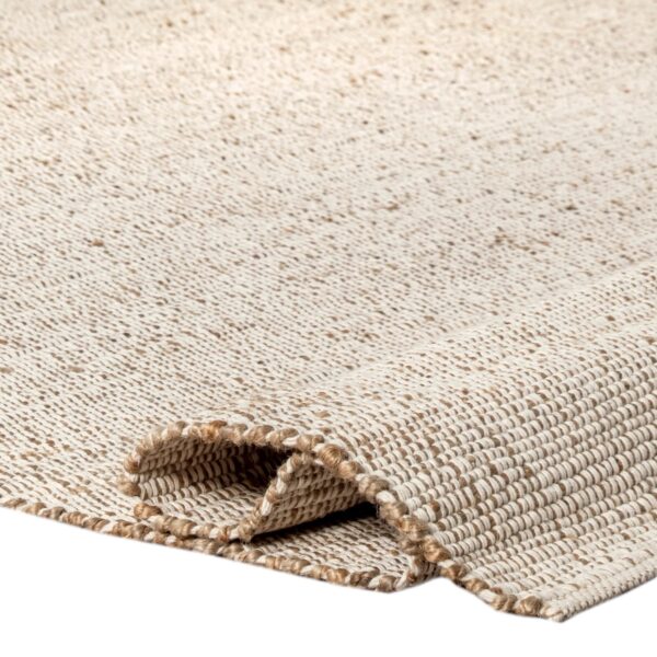 Homes Cotton Natural Farmhouse Rug for Layering and Style