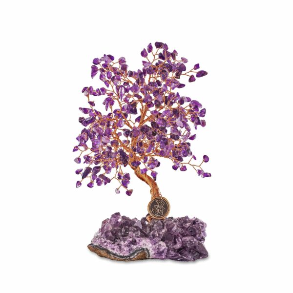 Karma Luck Calming Amethyst Crystal Tree: Enhance Your Feng Shui Home Design