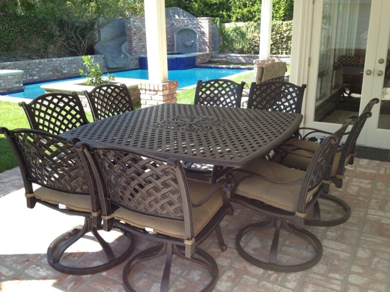 Nassau Outdoor Patio Aluminum Sunbrella: The Ultimate Choice for Your Dining Space