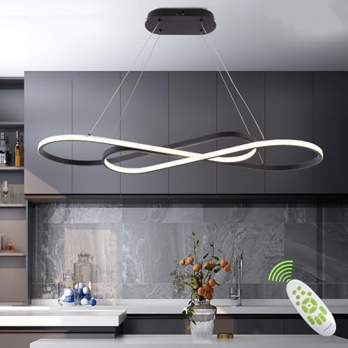 Modern LED Pendant Light with Adjustable Intensity Remote Control