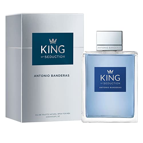 King of Seduction by Antonio Banderas Eau de Toilette for Men, 6.8 fl oz