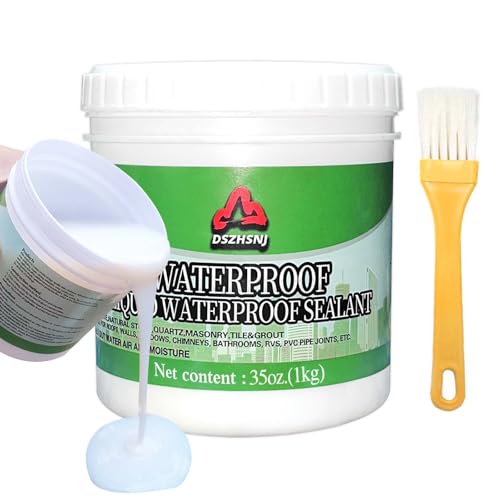 Waterproof Sealant for Masonry and Tiles, 1kg with Brush