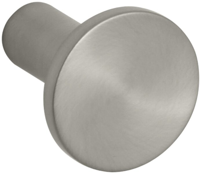 Satin Nickel Cabinet Knob - Modern Round Hardware for Drawers & Cupboards 