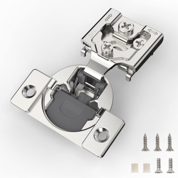 Soft-Close Cabinet Hinges Set with Screws