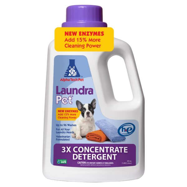 Alpha Tech Pet LaundraPet 3X Concentrate Detergent with Enzymes