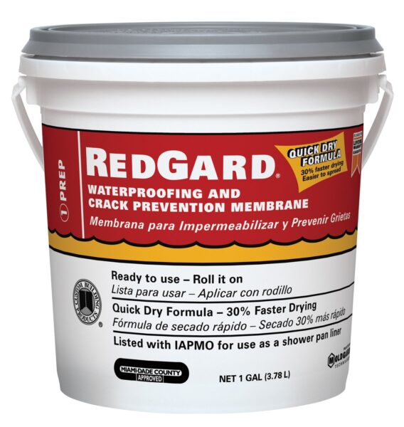 RedGard 1 Gallon Waterproofing and Crack Prevention Membrane