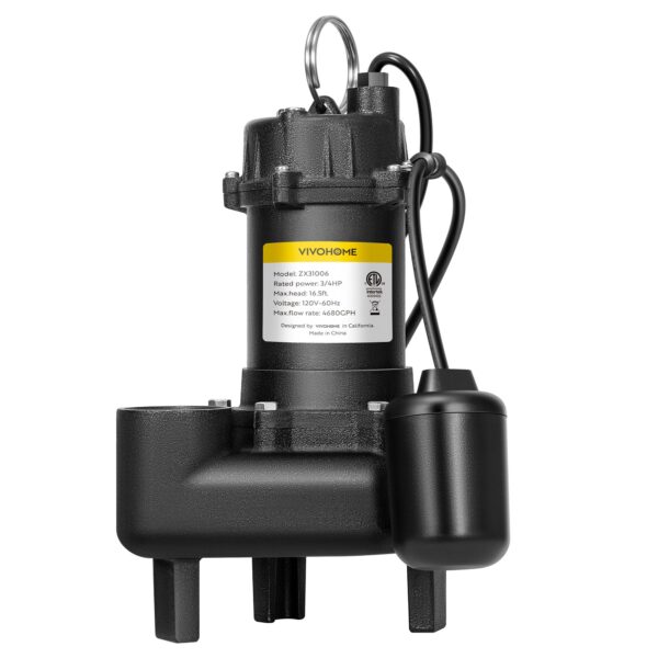 VIVOHOME Submersible Dirty Water Pump 3/4 HP