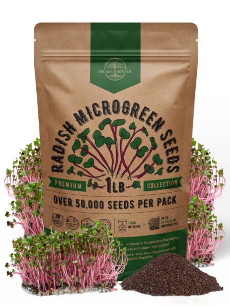 Radish Microgreen Seeds - 1 lb Premium Collection