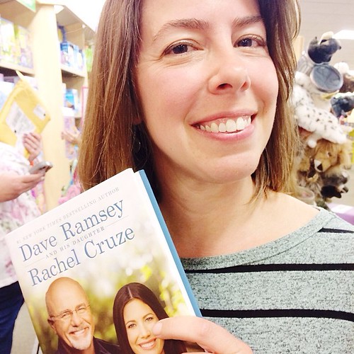 Just getting a book signed from Elena's former babysitter, Rachel Cruze! #SmartMoneySelfie