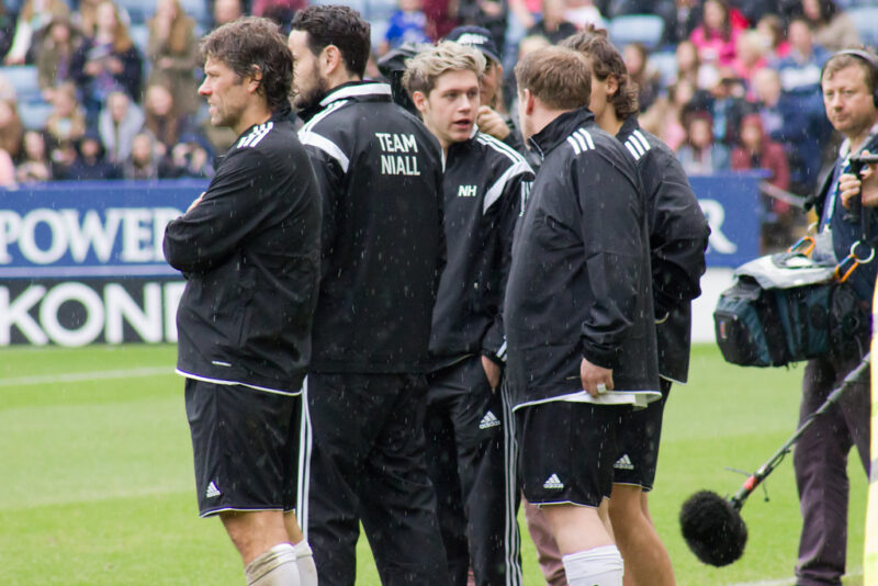 John Bishop, Ben Winston, Niall Horan, James Corden & Harry Styles