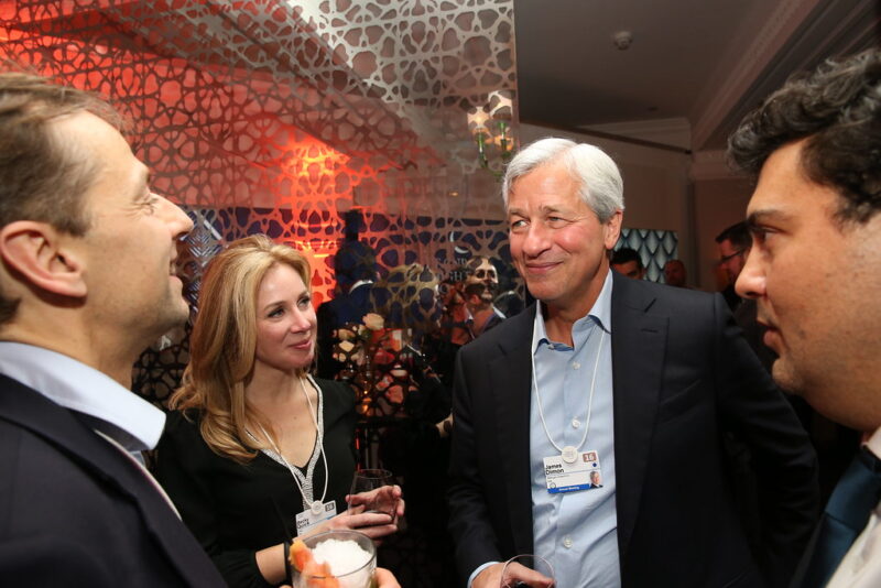 Becky Quick and Jamie Dimon