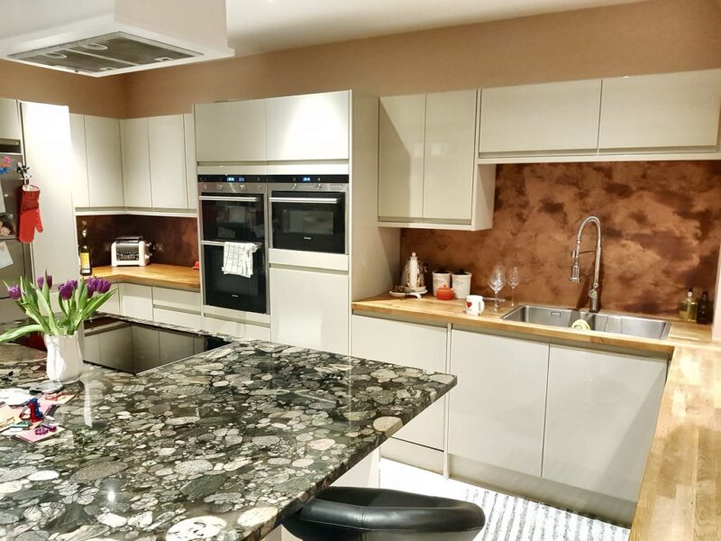 174 - Aged Copper Backsplash 2