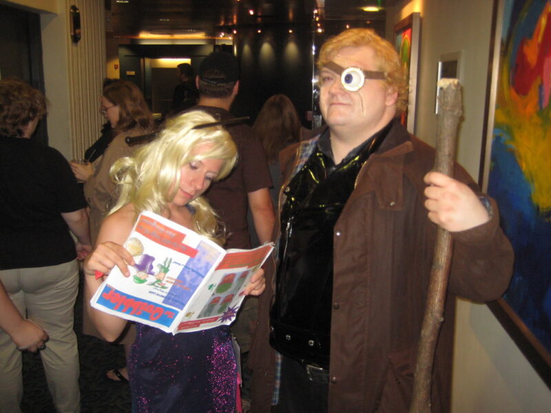 Luna Lovegood and Alastor 'Mad-Eye' Moody