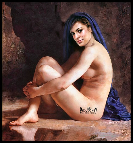 Eva Mendes by Bouguereau