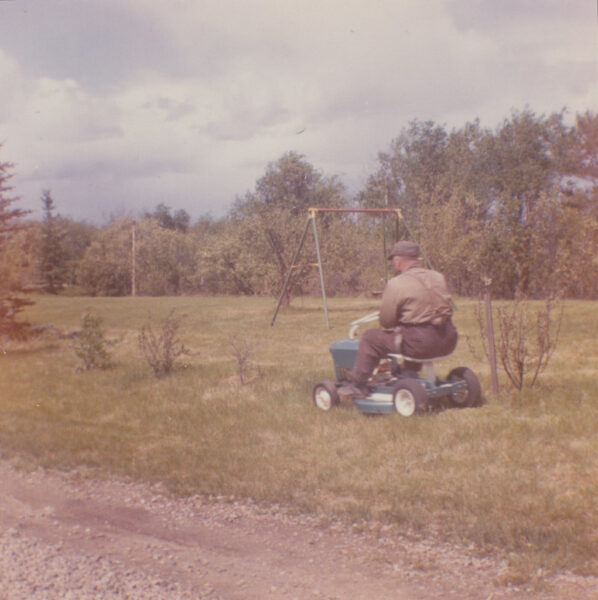 Colin on Lawn Mower