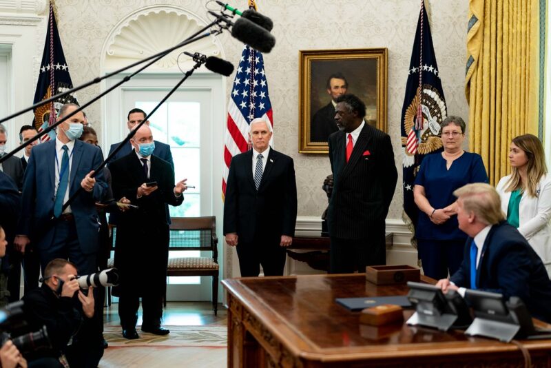 President Trump Welcomes Heath Care and Nursing Association Representatives to the White House