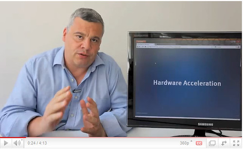 Tristan Nitot talks about Hardware accelerated Web page rendering in Firefox 4 Beta