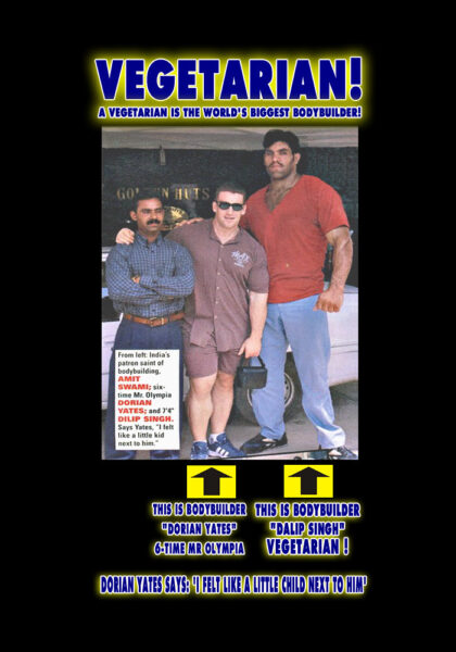 Mr Olympia Ronnie Coleman Jay Culter Dwarfed by Vegetarian Bodybuilder Muscle - 1st