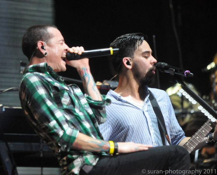 Chester Bennington and Mike Shinoda