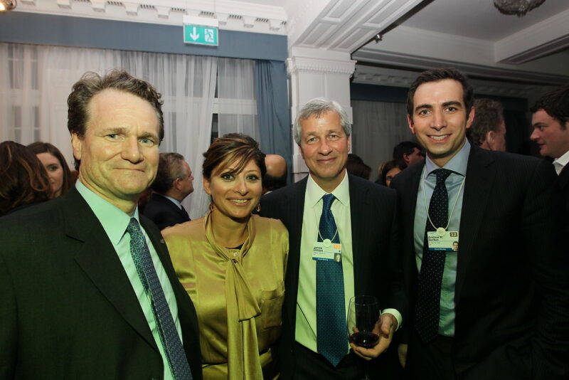 Brian Moynihan, CEO, Bank of America; Maria Bartiromo; Jamie Dimon, Chairman and CEO, JPMorganChase and Andrew Ross Sorkin