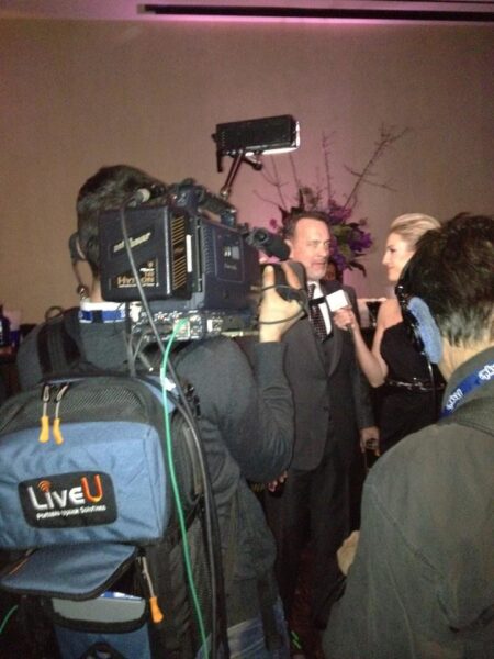 Clive Davis Pre-Grammy Gala - with Tom Hanks