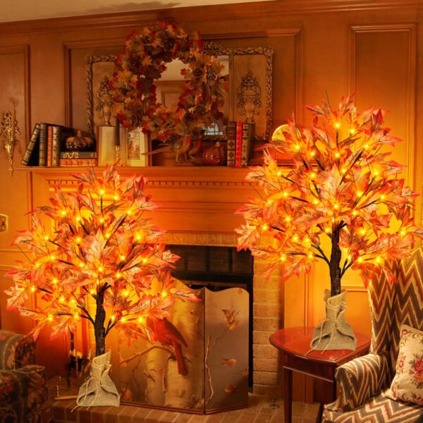 Remon Lighted Fall Maple Tree