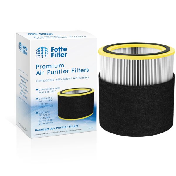 Fette Filter Premium Air Purifier Filter Compatible with FLT151