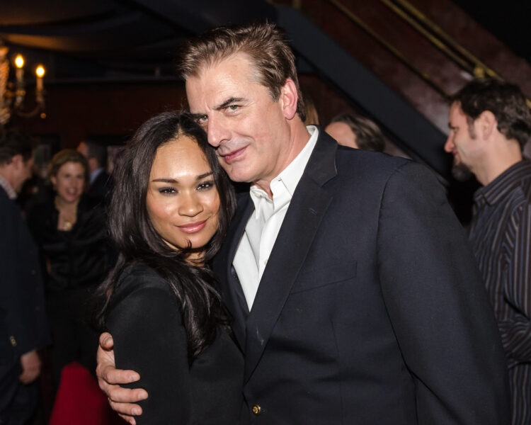 Chris Noth and Tara Lynn Wilson at event