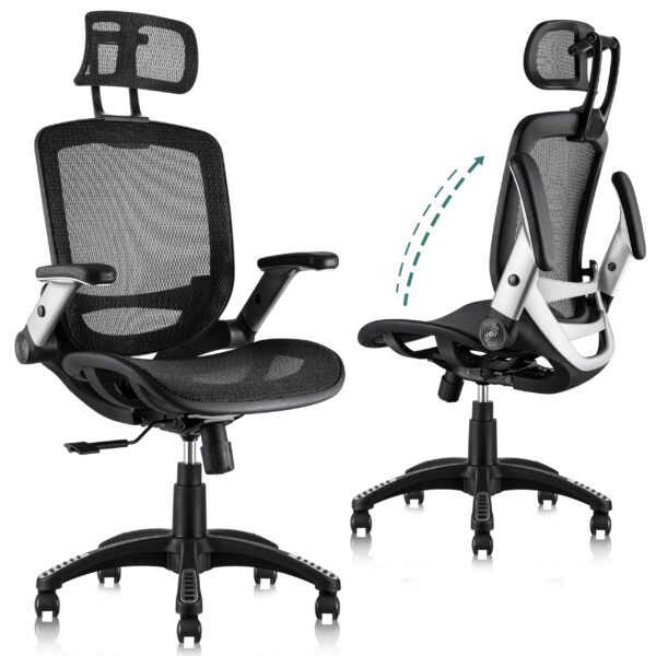 GABRYLLY Ergonomic Headrest Flip Up 90 120%C2%B0