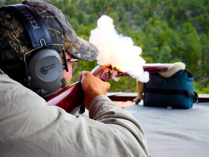 where is the touch hole on this flintlock muzzleloader?