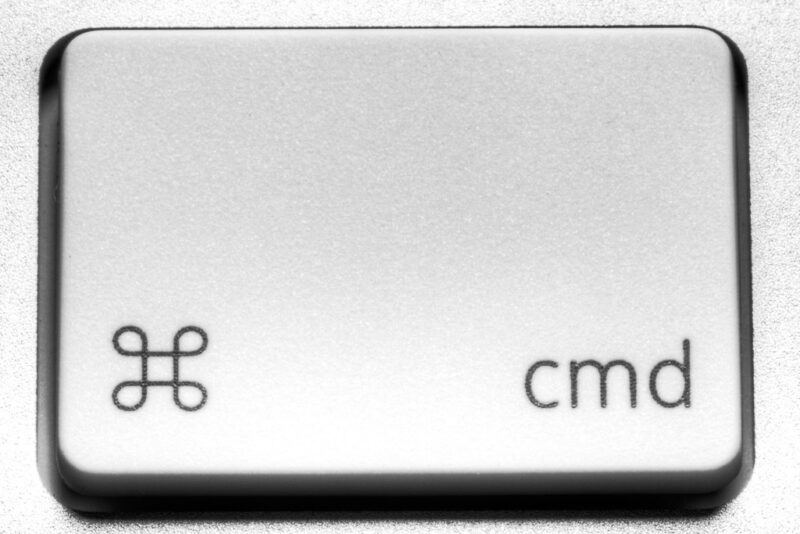 Command key close-up