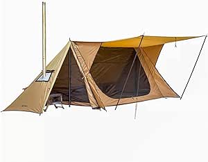 STOVEHUT 70 Hot Tent with Two Tarp Poles and Two Tent Poles | Latest Version 3.0