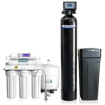 APEC WH-SOFTENER-30-FG Reverse Osmosis System + Water Softener Savings Bundle | Top Tier Alkaline Mineral RO System | Spa Quality Water Softener 30K Grains, Digital Control Valve