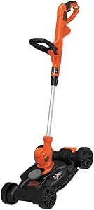 BLACK+DECKER 3-in-1 Corded Lawn Mower, String Trimmer & Edger, 12-Inch (BESTA512CM)